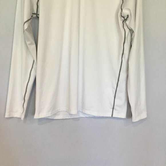 DRSKIN Men's Long Sleeve Thermal Pullover Mock Neck Training Tee Size Large Gray - Picture 6 of 11